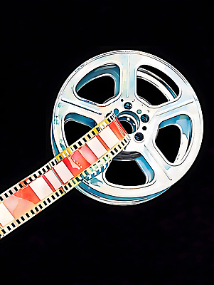 JPG 편집이미지 포스터 예술 조각 사람없음 빈티지 필름 영화 복고 영화제 편집실사 컨셉 문화예술 CG 파일형식