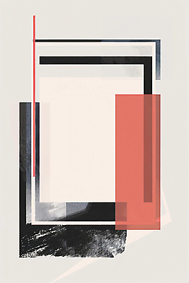 JPG 도형 포스터 분홍색 일러스트 사각프레임 프레임 사람없음 검은색 모던 국내일러스트 AI일러스트 AI콘텐츠 컬러 사각형 파일형식