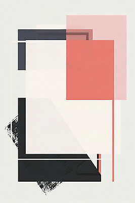 JPG 도형 포스터 분홍색 일러스트 사각프레임 프레임 사람없음 검은색 모던 국내일러스트 AI일러스트 AI콘텐츠 컬러 사각형 파일형식