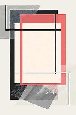 JPG 도형 포스터 분홍색 일러스트 사각프레임 프레임 사람없음 검은색 모던 국내일러스트 AI일러스트 AI콘텐츠 컬러 사각형 파일형식