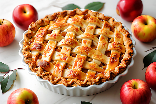 JPG 편집이미지 디저트 사람없음 사과 애플파이 편집실사 AI포토 AI콘텐츠 음식 과일 CG 파이_빵 파일형식