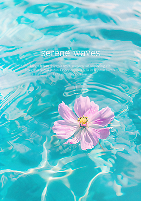 PSD 편집이미지 꽃잎 꽃 물결 바다 자연 사람없음 수면 떠있는 디지털합성 이미지편집 편집실사 식물 모션 물 CG 생태계 파일형식