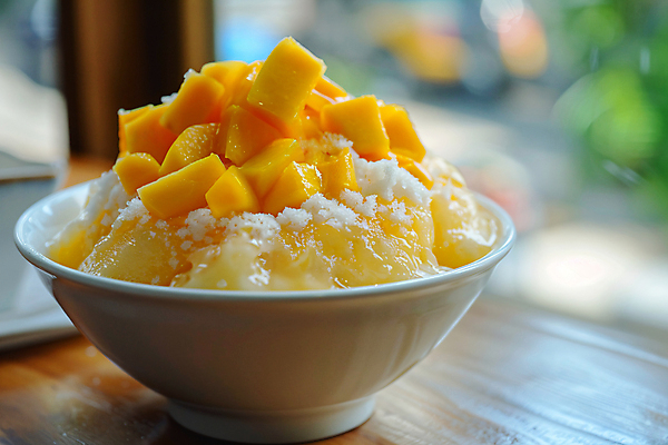 JPG 편집이미지 과일 디저트 사람없음 여름 얼음 디지털합성 빙수 망고 망고빙수 편집실사 AI포토 AI콘텐츠 자연요소 계절 음식 CG 열대과일 파일형식