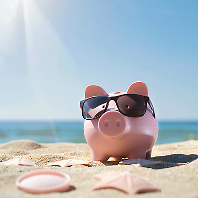 JPG 편집이미지 모래 바다 휴가 해변 사람없음 여름 여름휴가 모래사장 선글라스 햇빛 태양 귀여움 맑음 돼지저금통 휴양지 편집실사 AI포토 AI콘텐츠 자연요소 계절 안경 컨셉 날씨 장소 저금통 CG 파일형식 여름_계절