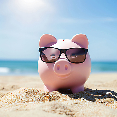 JPG 편집이미지 모래 바다 휴가 해변 사람없음 여름 여름휴가 모래사장 선글라스 햇빛 태양 귀여움 맑음 돼지저금통 휴양지 편집실사 AI포토 AI콘텐츠 자연요소 계절 안경 컨셉 날씨 장소 저금통 CG 파일형식 여름_계절