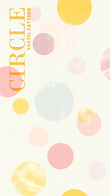 도형 PSD 디자인 포스터 분홍색 일러스트 사람없음 노란색 대형 서클 파스텔톤 국내일러스트 컬러 파일형식