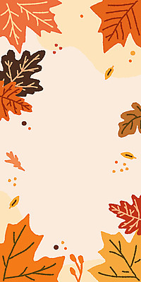 디자인 배너 단풍 낙엽 일러스트 프레임 사람없음 주황색 가을 카피스페이스 국내일러스트 AI파일 계절 컬러 잎 공백 파일형식 벡터