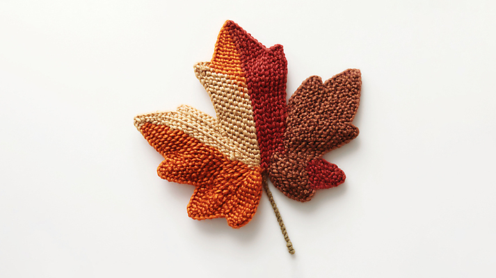 JPG 편집이미지 단풍 낙엽 재질 나뭇잎 따뜻함 사람없음 가을 뜨개질 털실 디지털합성 니트 질감 편집소스 편집실사 AI포토 AI콘텐츠 계절 상의 잎 취미 실 CG 파일형식