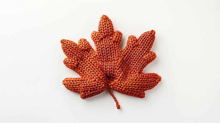 JPG 편집이미지 단풍 낙엽 재질 나뭇잎 따뜻함 사람없음 가을 뜨개질 털실 디지털합성 니트 질감 편집소스 편집실사 AI포토 AI콘텐츠 계절 상의 잎 취미 실 CG 파일형식