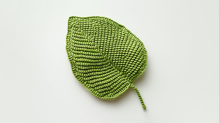 JPG 편집이미지 재질 나뭇잎 따뜻함 사람없음 초록색 뜨개질 털실 디지털합성 니트 질감 편집소스 편집실사 AI포토 AI콘텐츠 컬러 상의 잎 취미 실 CG 파일형식