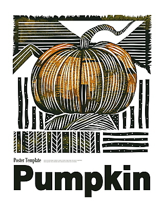 PSD 디자인 포스터 일러스트 호박 산 사람없음 그래픽 주황색 수확 가을 국내일러스트 계절 컬러 농업 채소 파일형식