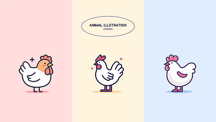 일러스트 사람없음 세트 컬러풀 귀여움 닭띠 닭 닭캐릭터 엘리먼트 국내일러스트 AI파일 컬러 동물캐릭터 컨셉 조류 십이지신 파일형식 벡터