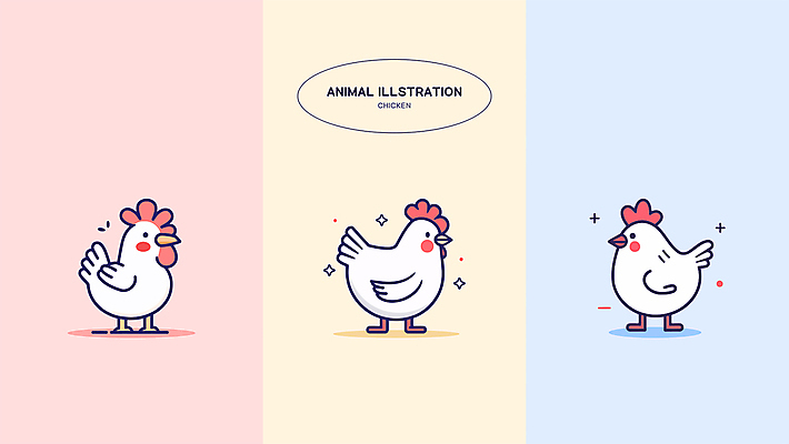 일러스트 사람없음 세트 컬러풀 귀여움 닭띠 닭 닭캐릭터 엘리먼트 국내일러스트 AI파일 컬러 동물캐릭터 컨셉 조류 십이지신 파일형식 벡터