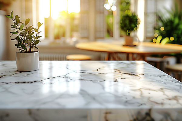 JPG 편집이미지 화분 화초 창문 식탁 선반 사람없음 주방 공간 합성 대리석 편집소스 편집실사 AI포토 AI콘텐츠 식물 가구 재료 탁자 CG 파일형식