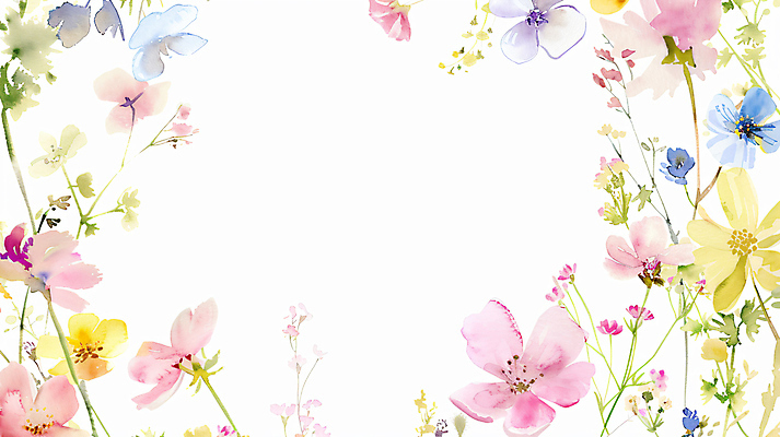 JPG 편집이미지 꽃 프레임 사람없음 컬러풀 화려 카피스페이스 편집실사 AI일러스트 AI콘텐츠 식물 컬러 컨셉 공백 CG 파일형식