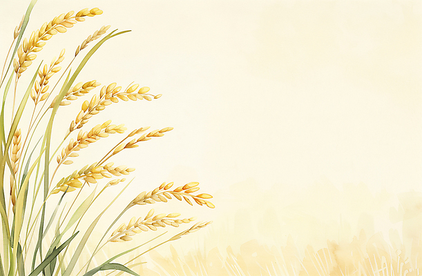 JPG 일러스트 사람없음 농작물 수확 추수 벼 가을 베이지색 카피스페이스 국내일러스트 AI일러스트 AI콘텐츠 계절 컬러 농업 곡류 공백 파일형식
