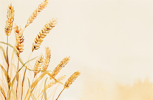 JPG 일러스트 사람없음 농작물 수확 추수 가을 보리 베이지색 카피스페이스 국내일러스트 AI일러스트 AI콘텐츠 계절 컬러 농업 곡류 공백 파일형식