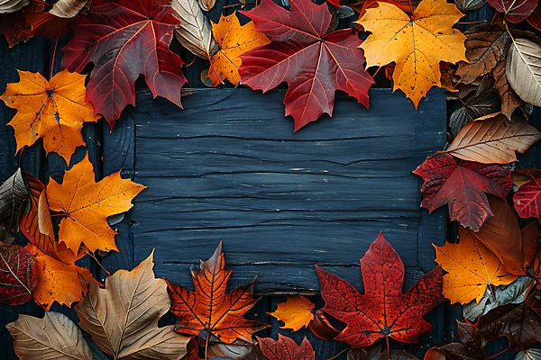 JPG 편집이미지 단풍 낙엽 자연 프레임 사람없음 목재 빨간색 가을풍경 가을 디지털합성 카피스페이스 편집실사 AI포토 AI콘텐츠 나무 계절 컬러 잎 재료 풍경 공백 CG 생태계 파일형식 가을_계절