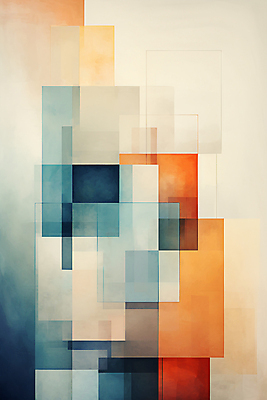 JPG 도형 패턴 일러스트 추상 사람없음 그래픽 디지털 주황색 기하학 국내일러스트 AI일러스트 AI콘텐츠 컬러 무늬 파일형식