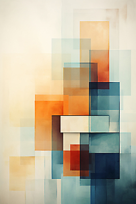 JPG 도형 패턴 일러스트 추상 사람없음 그래픽 디지털 주황색 기하학 국내일러스트 AI일러스트 AI콘텐츠 컬러 무늬 파일형식