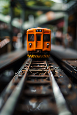 JPG 편집이미지 여행 사람없음 장난감 모형 기찻길 미니어처 기차 기차모형 편집실사 AI포토 AI콘텐츠 육상교통 대중교통 CG 파일형식