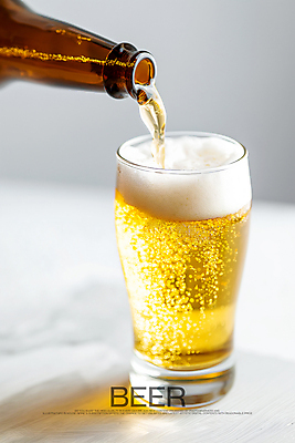 PSD 편집이미지 술잔 맥주 사람없음 시원함 맥주병 맥주거품 이미지편집 편집실사 술병 잔 주류 거품 CG 파일형식