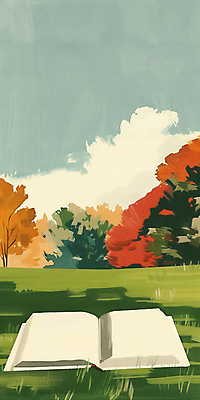 JPG 구름 단풍 일러스트 하늘 단풍나무 그림자 잔디 사람없음 책 독서 가을 카피스페이스 국내일러스트 AI일러스트 AI콘텐츠 자연요소 나무 식물 계절 잎 공백 파일형식