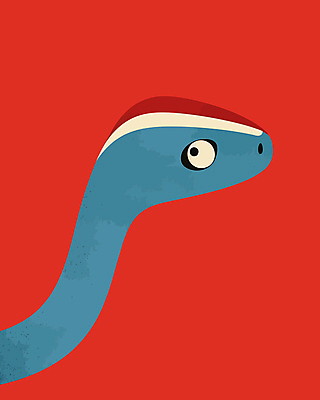 캐릭터 포스터 일러스트 사람없음 그래픽 빨간색 파란색 귀여움 뱀 그림 심플 단순화된 일러캐릭터 푸른뱀캐릭터 AI파일 컬러 컨셉 파충류 뱀캐릭터 파일형식 벡터