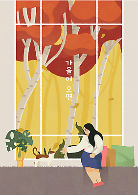 전신 여자 화분 쿠션 일러스트 창문 단풍나무 한명 앉기 성인 고양이 가을 손내밀기 몬스테라 성인여자한명만 국내일러스트 AI파일 나무 식물 1 계절 단풍 포유류 모션 사람 손짓 반려동물 여자한명만 성인여자만 파일형식 벡터