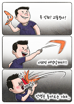 PSD 남자 말풍선 일러스트 들기 성인 세명 범죄 던지기 공격 만화 충돌 사회이슈 위협 코믹 부메랑 성인남자만 1인미디어 유튜버 사이버렉카 국내일러스트 컨셉 모션 사람 방송 남자만 성인만 파일형식 크리에이터