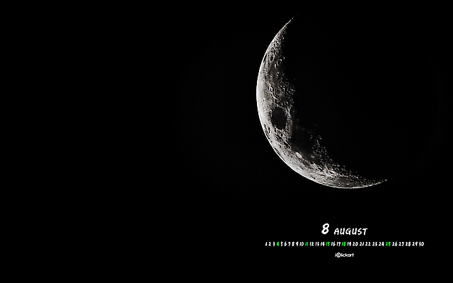 JPG 월페이퍼 바탕화면 8월 날짜 파일형식