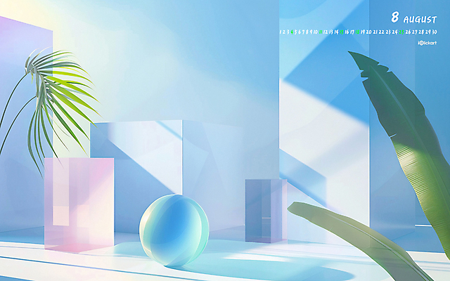 JPG 월페이퍼 바탕화면 8월 날짜 파일형식