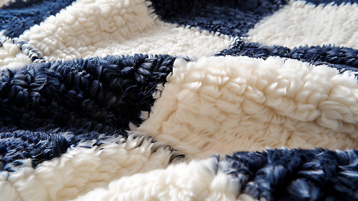 JPG 편집이미지 겨울 패턴 털 따뜻함 사람없음 포근함 남색 질감 체크무늬 편집실사 AI포토 AI콘텐츠 계절 컬러 무늬 감각 CG 파일형식