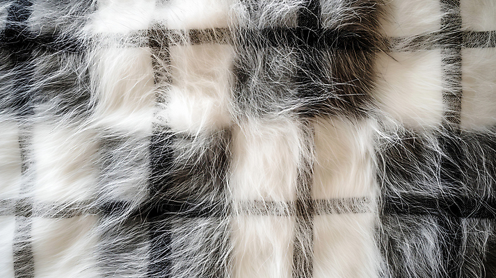 JPG 편집이미지 겨울 패턴 털 따뜻함 사람없음 회색 포근함 질감 체크무늬 편집실사 AI포토 AI콘텐츠 계절 컬러 무늬 감각 CG 파일형식