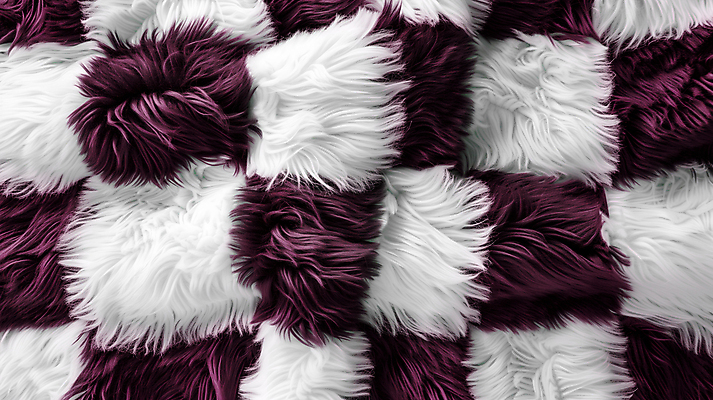 JPG 편집이미지 겨울 패턴 털 따뜻함 사람없음 포근함 자주색 질감 체크무늬 편집실사 AI포토 AI콘텐츠 계절 컬러 무늬 감각 CG 파일형식