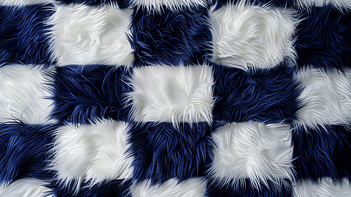 JPG 편집이미지 겨울 패턴 털 따뜻함 사람없음 포근함 남색 질감 체크무늬 편집실사 AI포토 AI콘텐츠 계절 컬러 무늬 감각 CG 파일형식