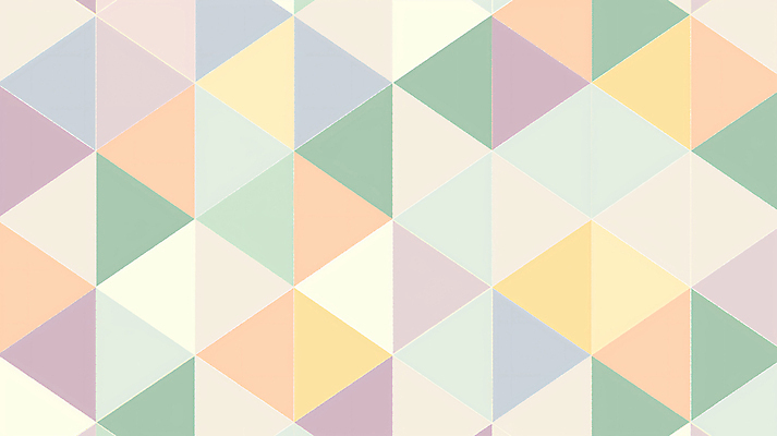 JPG 디자인 백그라운드 패턴 일러스트 사람없음 삼각형 대칭 파스텔톤 국내일러스트 AI일러스트 AI콘텐츠 도형 컬러 무늬 파일형식