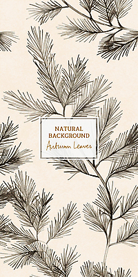 PSD 낙엽 패턴 일러스트 나뭇잎 사람없음 갈색 가을 솔잎 드로잉 국내일러스트 계절 컬러 잎 무늬 미술 파일형식