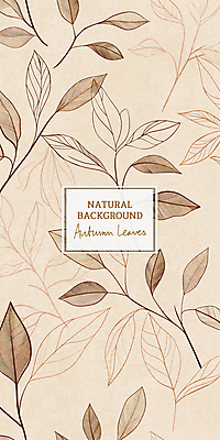 PSD 낙엽 패턴 일러스트 나뭇잎 사람없음 갈색 가을 드로잉 국내일러스트 계절 컬러 잎 무늬 미술 파일형식