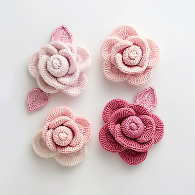 JPG 편집이미지 분홍색 잎 사람없음 장식 장미 뜨개질 털실 디지털합성 수공예 핸드메이드 편집소스 편집실사 AI포토 AI콘텐츠 식물 꽃 컬러 취미 실 공예 CG 파일형식