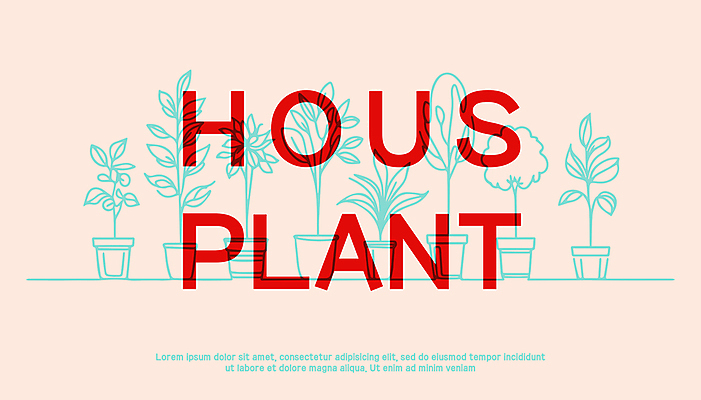 식물 화분 일러스트 텍스트 사람없음 라인아트 심플 단순화된 국내일러스트 AI파일 선 파일형식 벡터