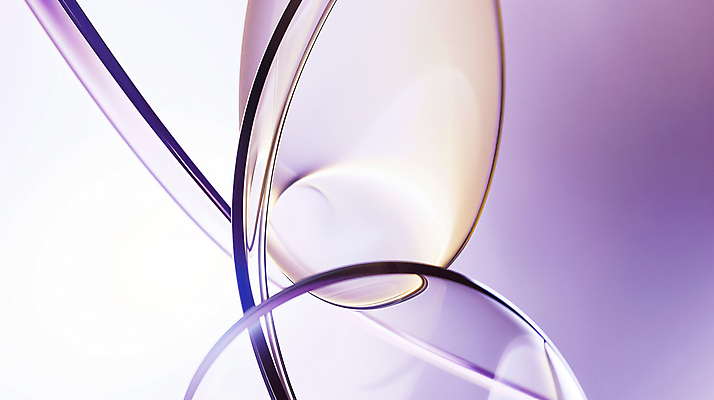 JPG 편집이미지 디자인 곡선 유리 추상 사람없음 반사 보라색 투명 디지털합성 편집실사 AI컴퓨터그래픽 AI콘텐츠 선 컬러 무늬 재질 CG 파일형식