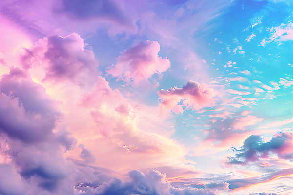 JPG 구름 편집이미지 하늘 사람없음 노을 신비 편집소스 편집실사 AI컴퓨터그래픽 AI콘텐츠 자연요소 컨셉 CG 파일형식