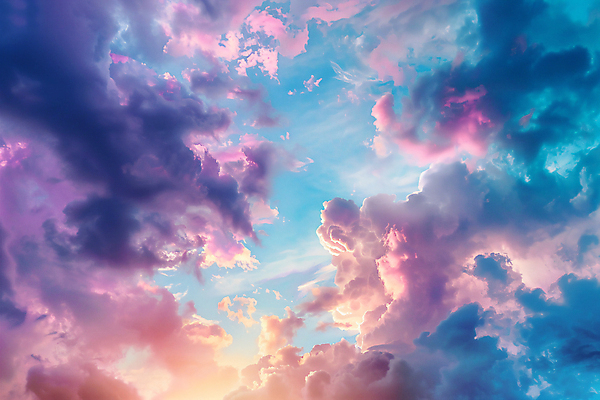 JPG 구름 편집이미지 하늘 사람없음 노을 신비 편집소스 편집실사 AI컴퓨터그래픽 AI콘텐츠 자연요소 컨셉 CG 파일형식