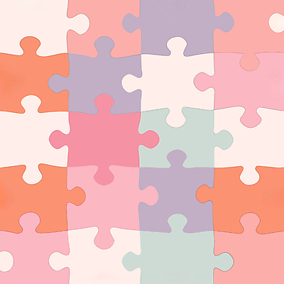 JPG 디자인 조각 백그라운드 패턴 일러스트 사람없음 컬러풀 퍼즐 국내일러스트 AI일러스트 AI콘텐츠 컬러 무늬 파일형식