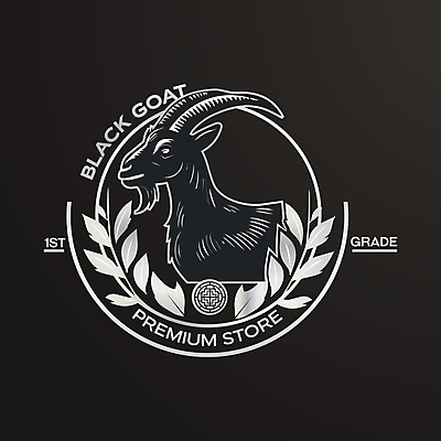 일러스트 육류 사람없음 라벨 풀잎 고급 은색 심볼 보양식 프리미엄 흑염소 국내일러스트 AI파일 음식 컬러 컨셉 잎 식재료 염소 프레임 풀_식물 몸보신 파일형식 벡터