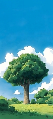 JPG 나무 구름 일러스트 자연 하늘 나뭇잎 풍경 잔디 사람없음 초록색 여름 파란색 평화 국내일러스트 AI일러스트 AI콘텐츠 자연요소 식물 계절 컬러 컨셉 잎 생태계 파일형식