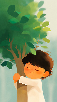JPG 나무 남자 행복 어린이 잎 일러스트 안기 자연 한명 미소 소년 상반신 초록색 평화 눈감음 친환경 질감 소년한명만 카피스페이스 국내일러스트 AI일러스트 AI콘텐츠 식물 1 감정 컬러 컨셉 모션 표정 사람 환경 공백 생태계 남자한명만 소년만 파일형식