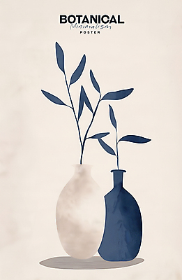 PSD 포스터 잎 일러스트 추상 사람없음 나뭇가지 빈티지 단순화된 베이지색 보테니컬아트 국내일러스트 나무 식물 컬러 컨셉 무늬 파일형식