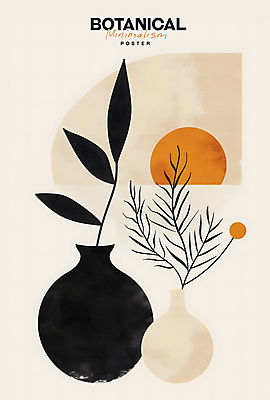 PSD 포스터 잎 일러스트 추상 사람없음 나뭇가지 빈티지 단순화된 베이지색 보테니컬아트 국내일러스트 나무 식물 컬러 컨셉 무늬 파일형식